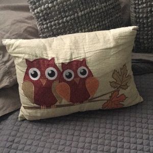 Fall Autumn Owl Pillow